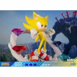 Super Sonic par First 4 Figures - figurine Sonic Frontiers de 42 cm