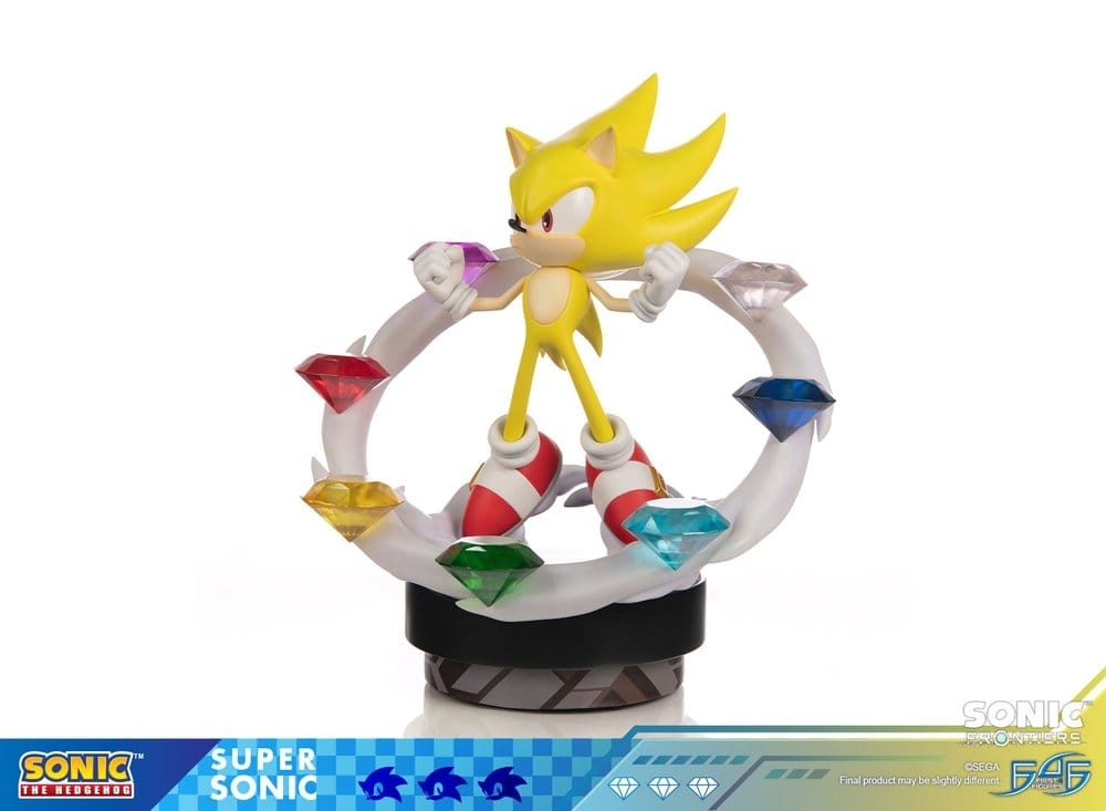 Super Sonic par First 4 Figures - figurine Sonic Frontiers de 42 cm