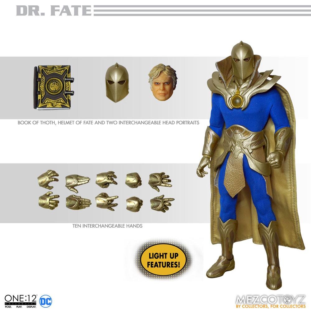 Dr. Fate One:12 Collective par Mezco - figurine 1/12 DC Comics de 16 cm