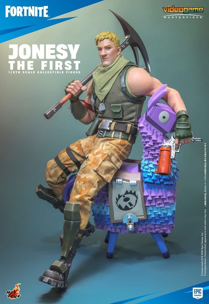 Jonesy The First de Hot Toys - VGM85 - figura de acción Fortnite a escala 1/6