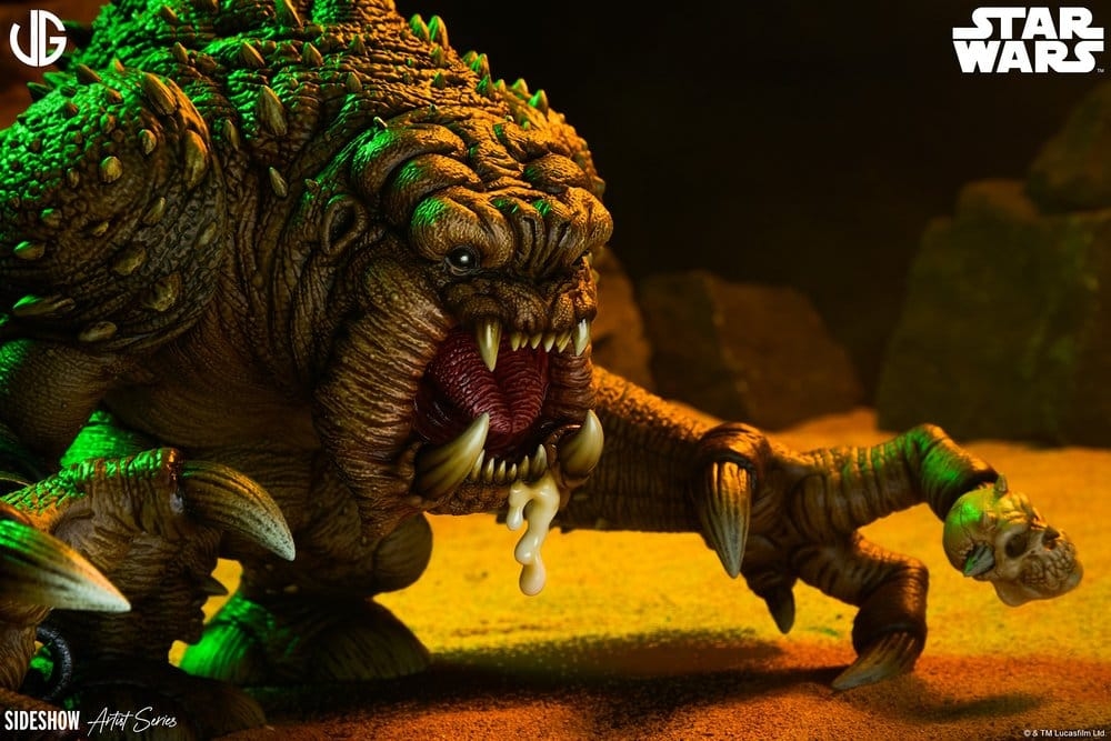 Rancor Designer Vinyl Figure par Sideshow Collectibles - figurine Star Wars de 30 cm