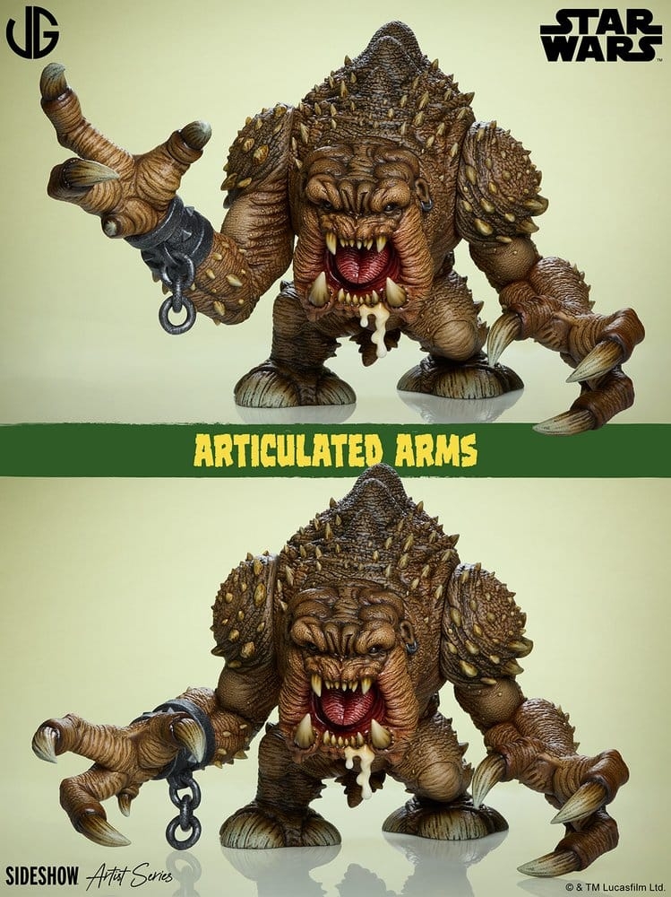 Rancor Designer Vinyl Figure par Sideshow Collectibles - figurine Star Wars de 30 cm