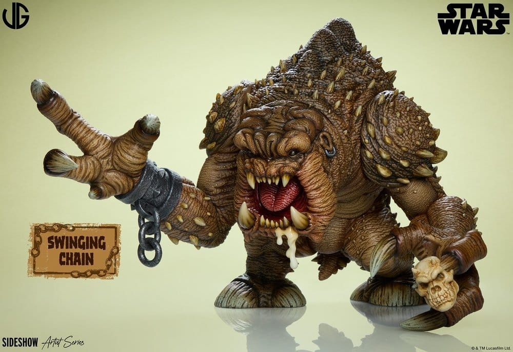 Rancor Designer Vinyl Figure par Sideshow Collectibles - figurine Star Wars de 30 cm