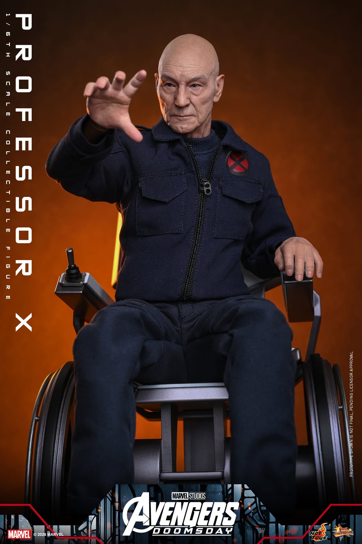 Professor X by Hot Toys - MMS917 - Avengers: Doomsday 1/6 scale action figure