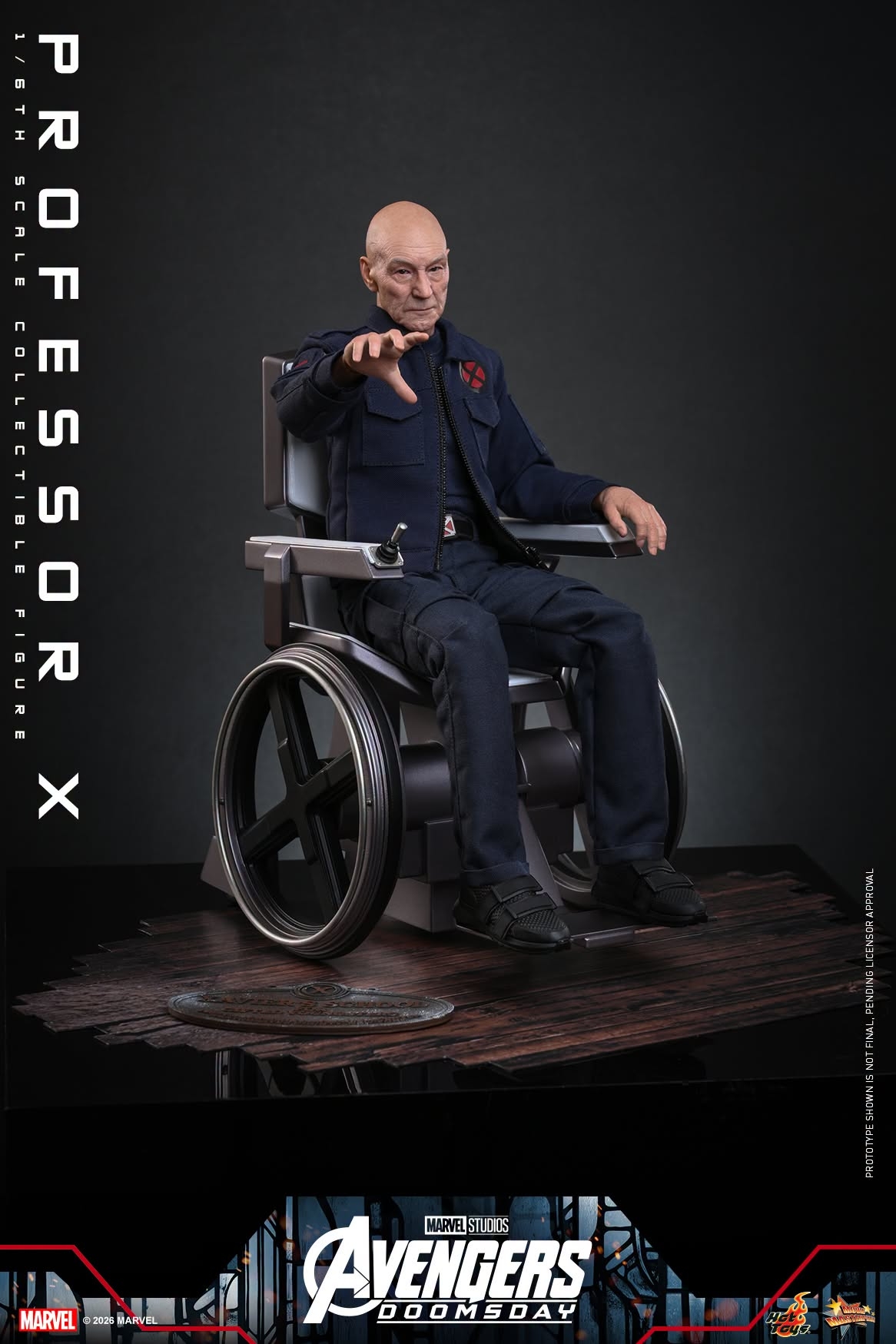 Professor X by Hot Toys - MMS917 - Avengers: Doomsday 1/6 scale action figure