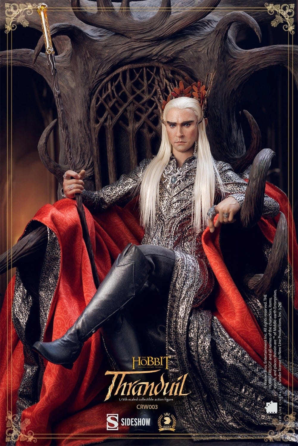 Thranduil van Asmus - CRW003 - The Hobbit 1/6 schaal actiefiguur