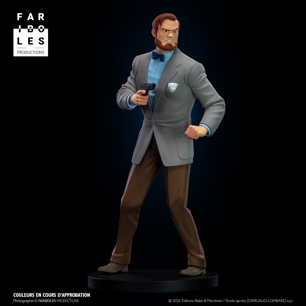 Philip Mortimer Collection Classique van Fariboles Productions - Blake and Mortimer 1/8 schaal figuur