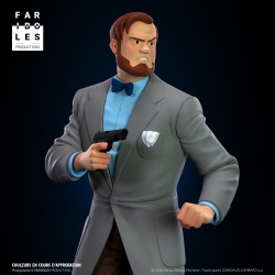 Philip Mortimer Collection Classique von Fariboles Productions - Blake and Mortimer 1/8 Maßstab Figur