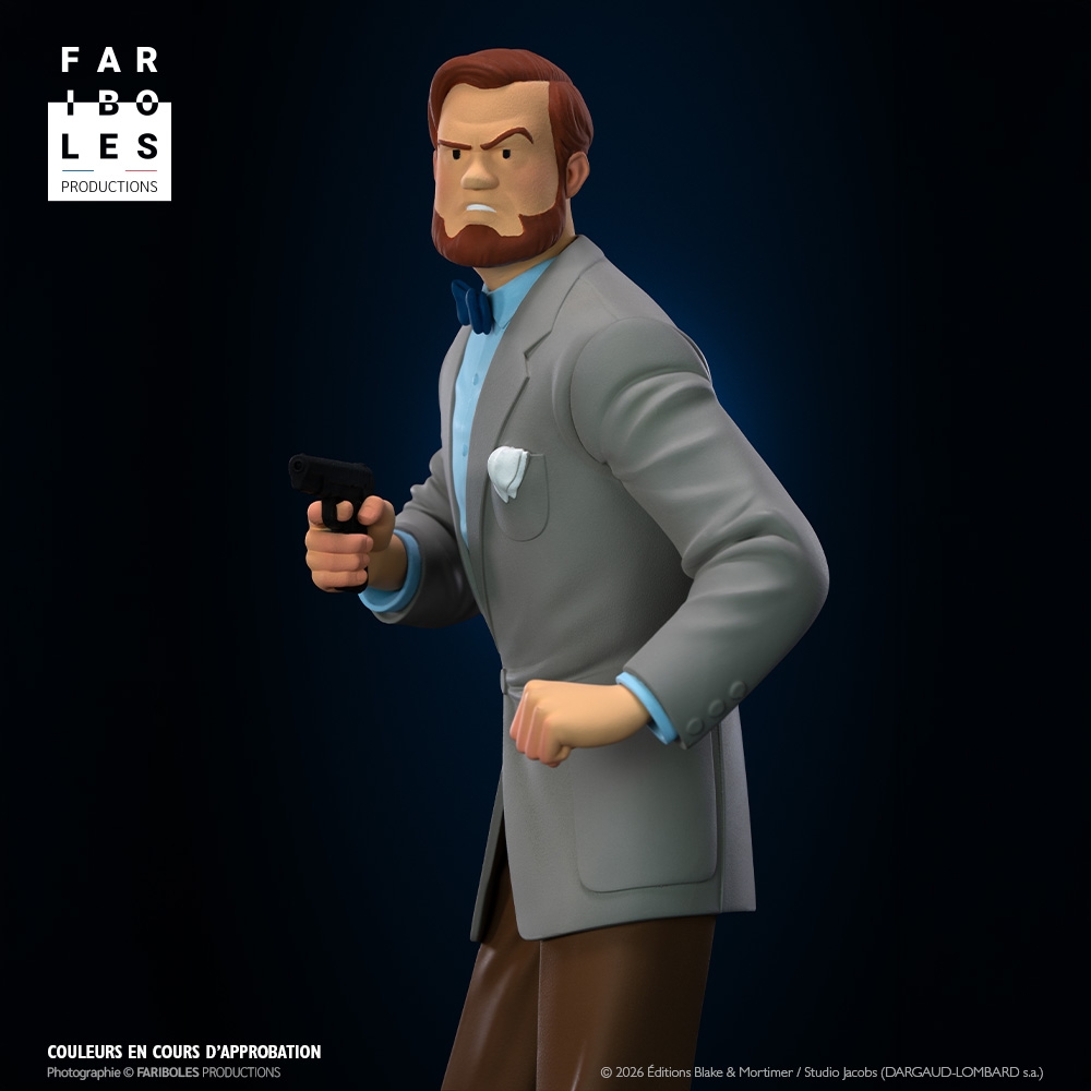 Philip Mortimer Collection Classique von Fariboles Productions - Blake and Mortimer 1/8 Maßstab Figur