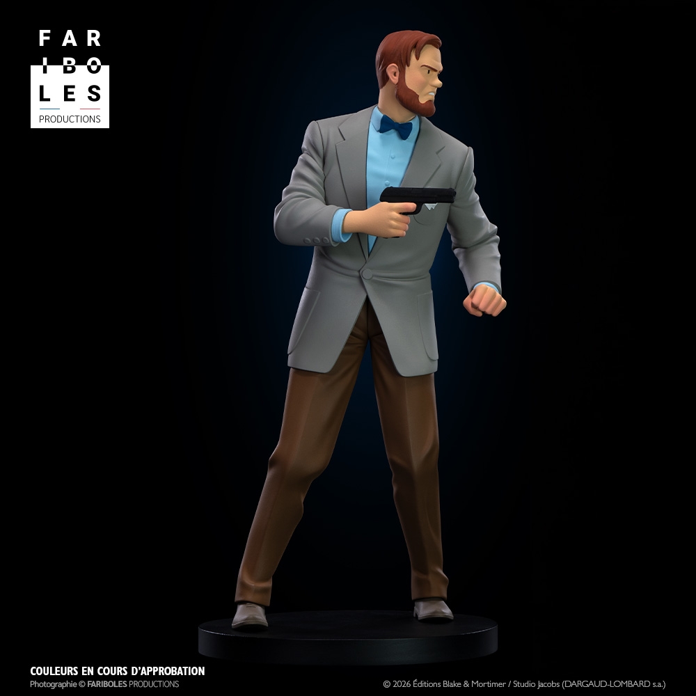 Philip Mortimer Collection Classique van Fariboles Productions - Blake and Mortimer 1/8 schaal figuur