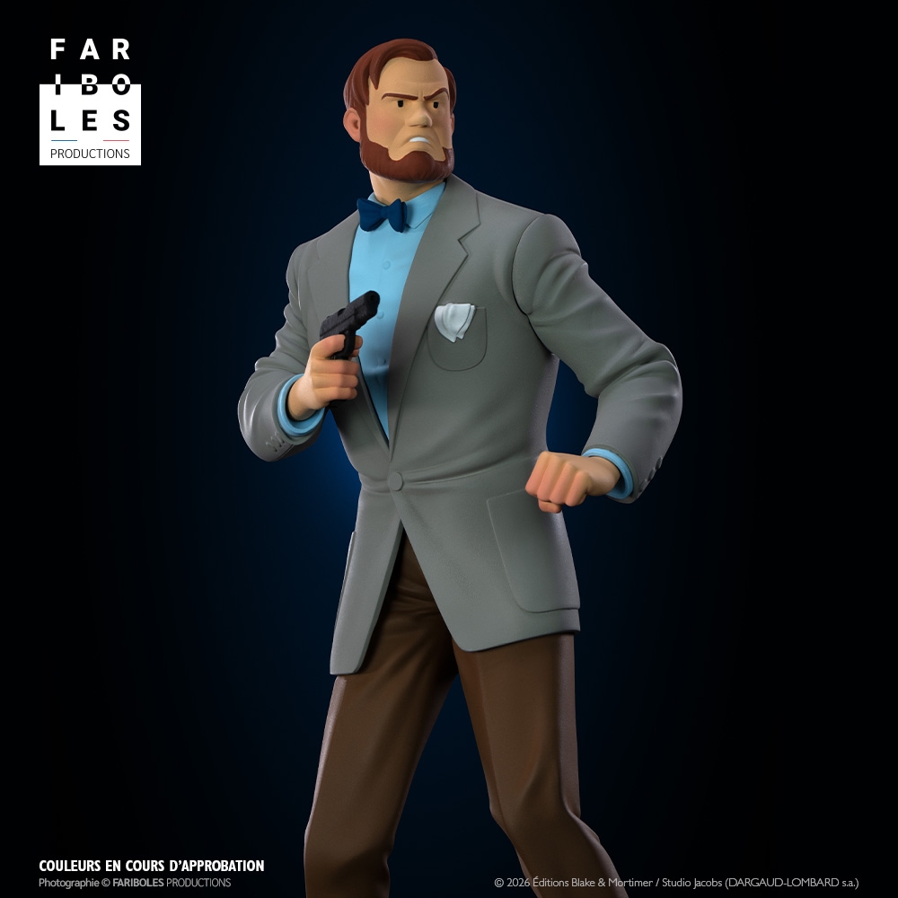 Philip Mortimer Collection Classique van Fariboles Productions - Blake and Mortimer 1/8 schaal figuur