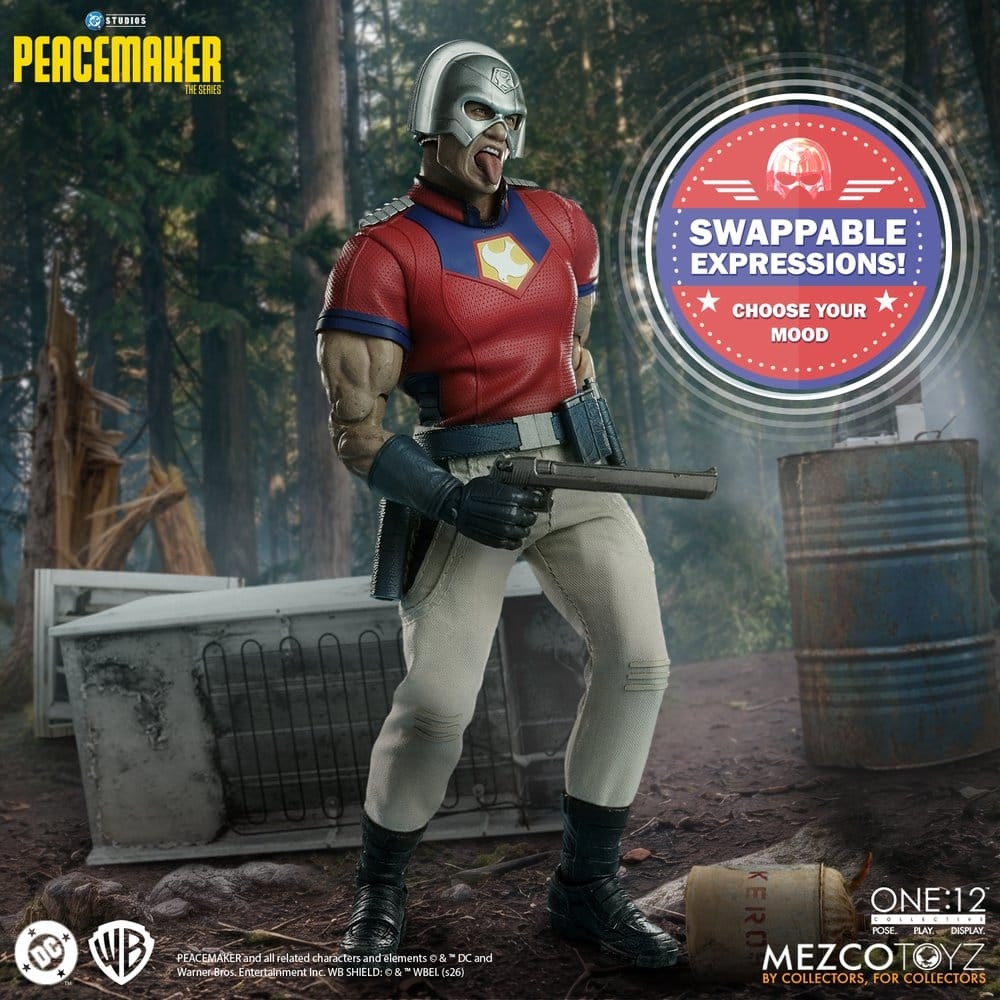 Peacemaker One:12 Collective van Mezco - Peacemaker 1/12 schaal actiefiguur