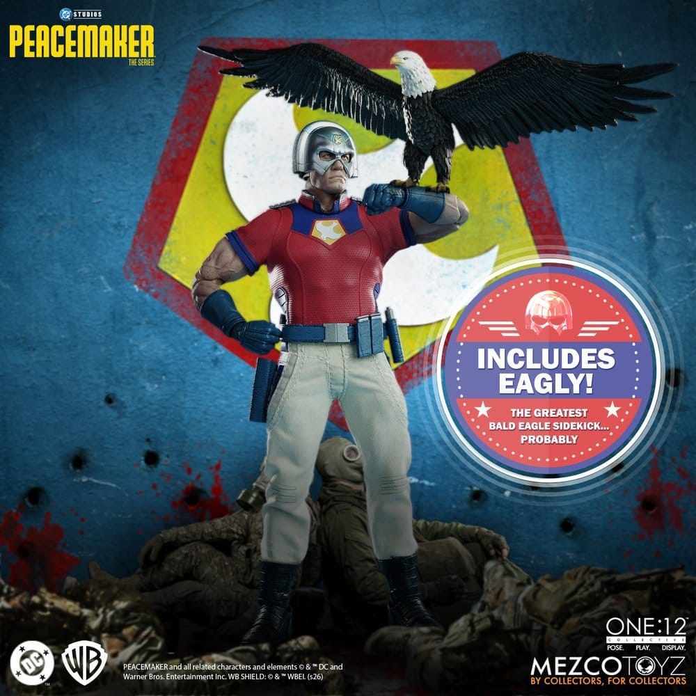 Peacemaker One:12 Collective par Mezco - figurine 1/12 de 17 cm