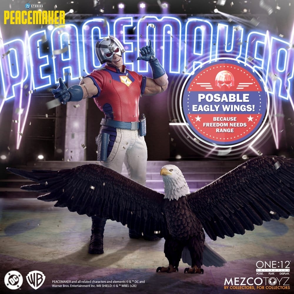 Peacemaker One:12 Collective par Mezco - figurine 1/12 de 17 cm