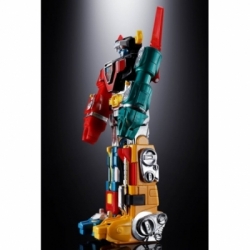 Voltron (Defender of the Universe) Popy Chogokin par Bandai Tamashii Nations - figurine Beast King GoLion de 15 cm