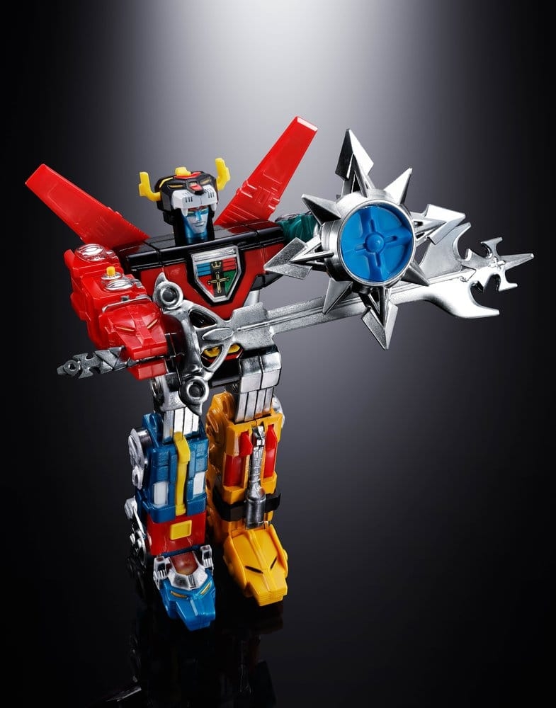 Voltron (Defender of the Universe) Popy Chogokin par Bandai Tamashii Nations - figurine Beast King GoLion de 15 cm