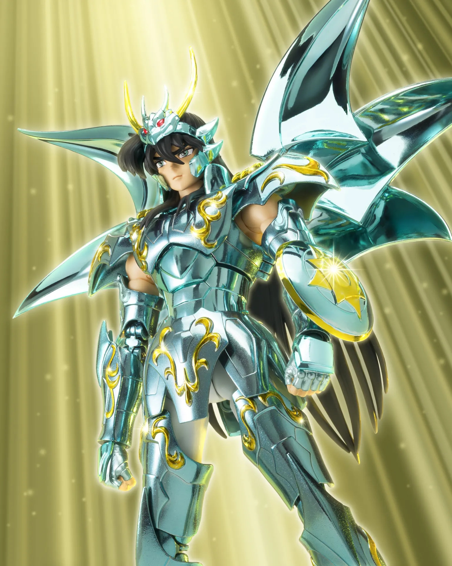 Shiryu du Dragon (V4 God Cloth) Myth Cloth EX par Bandai Tamashii Nations - figurine Saint Seiya de 18 cm