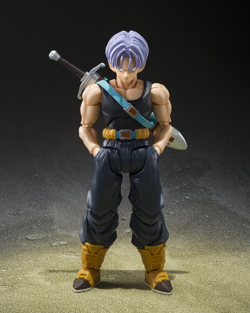 Trunks (Z-Fighters) S.H.Figuarts First-edition with Z-FIGHTERS GROUP BASE Ver.B by Bandai Tamashii Nations - action figure