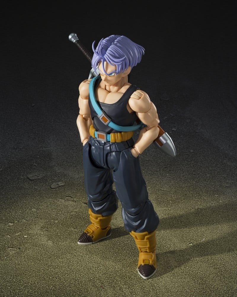 Trunks (Z-Fighters) S.H.Figuarts First-edition with Z-FIGHTERS GROUP BASE Ver.B par Bandai Tamashii Nations - figurine