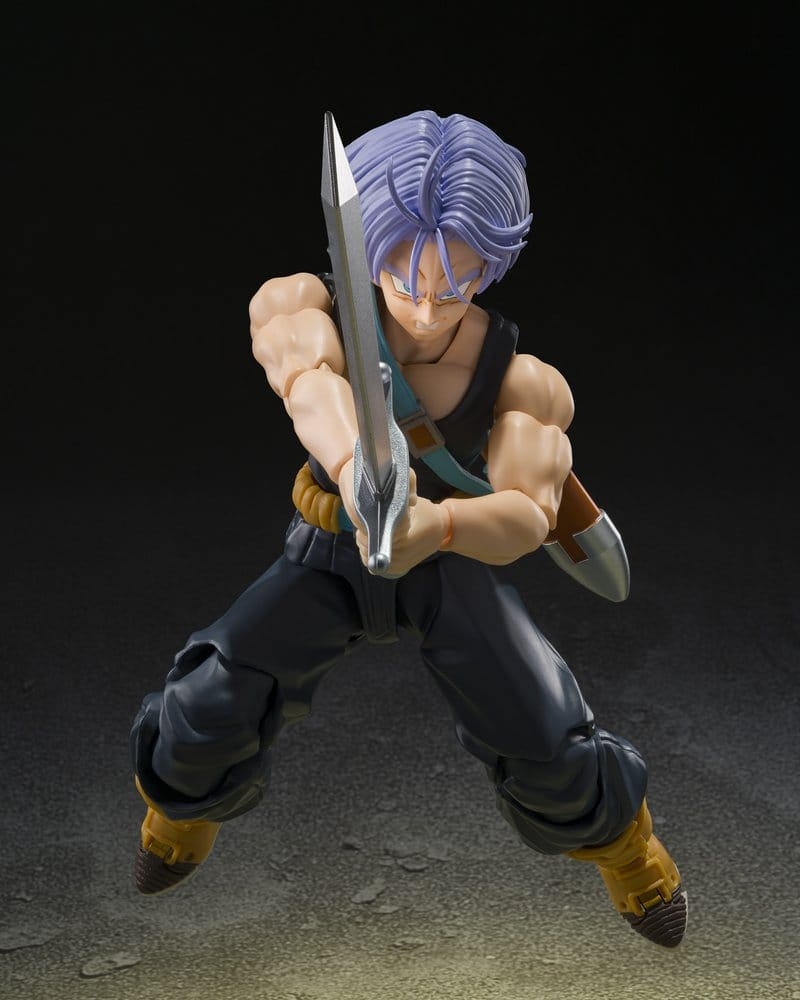 Trunks (Z-Fighters) S.H.Figuarts van Bandai Tamashii Nations First-edition with Z-FIGHTERS GROUP BASE Ver.B - actiefiguur