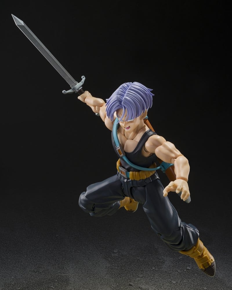 Trunks (Z-Fighters) S.H.Figuarts von Bandai Tamashii Nations First-edition with Z-FIGHTERS GROUP BASE Ver.B - Actionfigur
