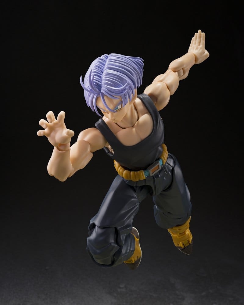 Trunks (Z-Fighters) S.H.Figuarts First-edition with Z-FIGHTERS GROUP BASE Ver.B par Bandai Tamashii Nations - figurine