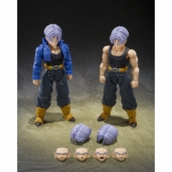 Trunks (Z-Fighters) S.H.Figuarts First-edition with Z-FIGHTERS GROUP BASE Ver.B par Bandai Tamashii Nations - figurine