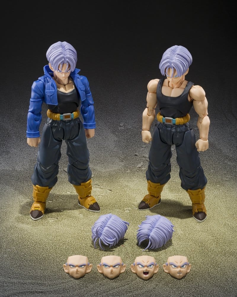Trunks (Z-Fighters) S.H.Figuarts First-edition with Z-FIGHTERS GROUP BASE Ver.B par Bandai Tamashii Nations - figurine