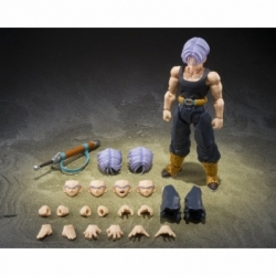 Trunks (Z-Fighters) S.H.Figuarts First-edition with Z-FIGHTERS GROUP BASE Ver.B par Bandai Tamashii Nations - figurine