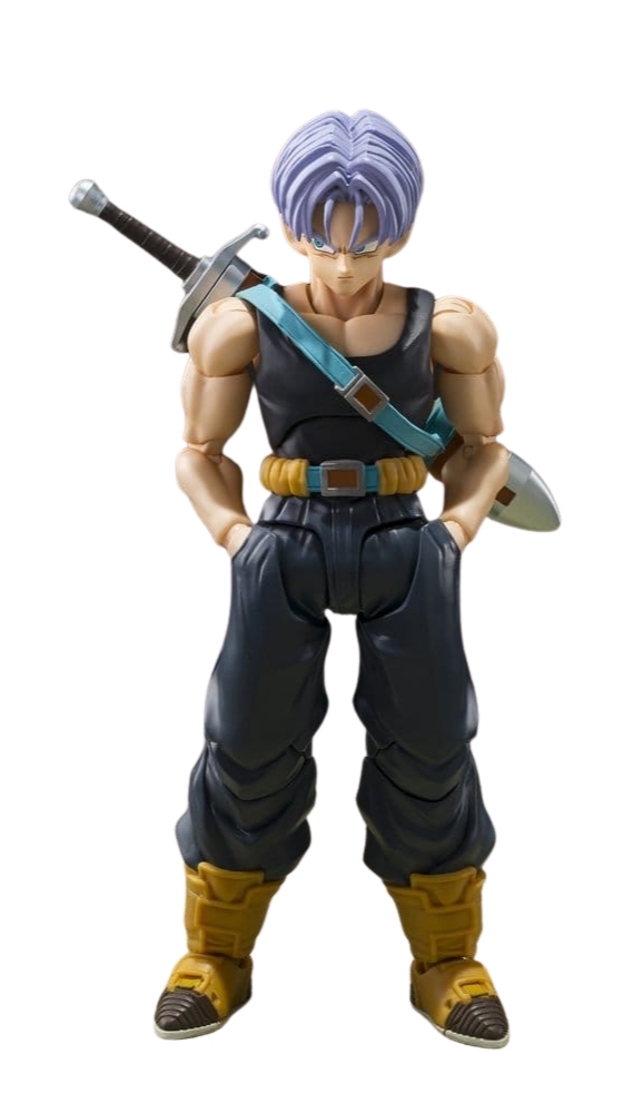 Trunks (Z-Fighters) S.H.Figuarts von Bandai Tamashii Nations First-edition with Z-FIGHTERS GROUP BASE Ver.B - Actionfigur