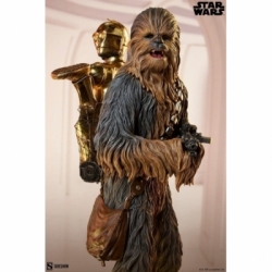 Chewbacca and C-3PO Premium Format by Sideshow Collectibles - Star Wars Episode V: The Empire Strikes Back statue