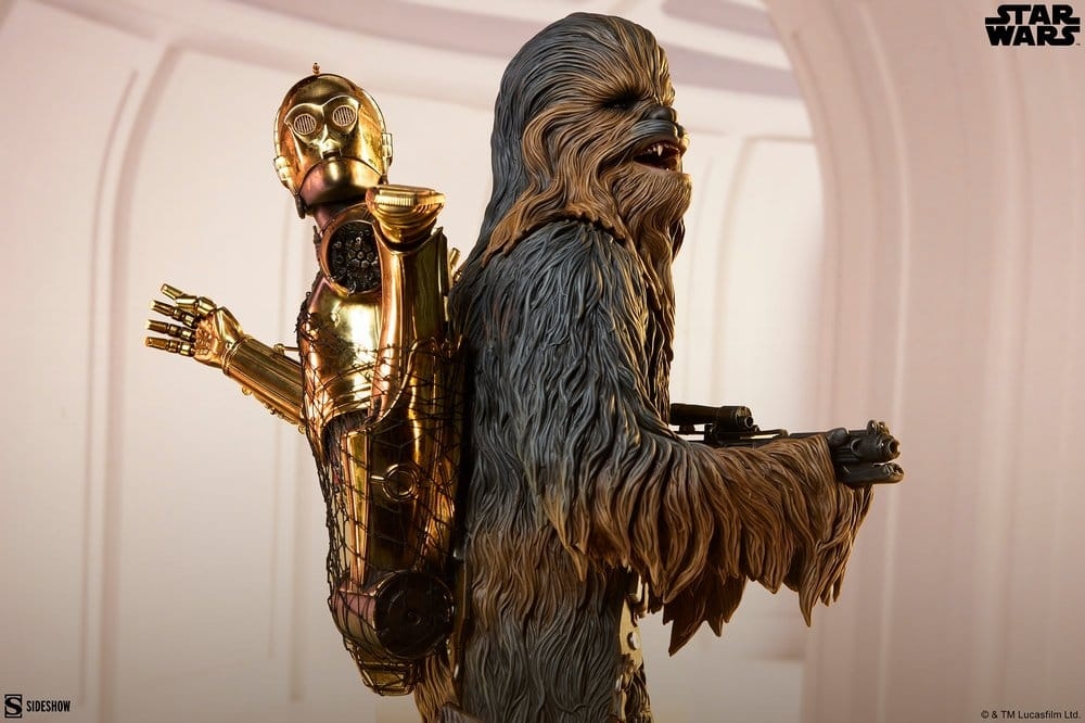 Chewbacca and C-3PO Premium Format par Sideshow Collectibles - statue 1/4 Star Wars Episode V: The Empire Strikes Back