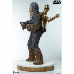 Chewbacca and C-3PO Premium Format by Sideshow Collectibles - Star Wars Episode V: The Empire Strikes Back statue