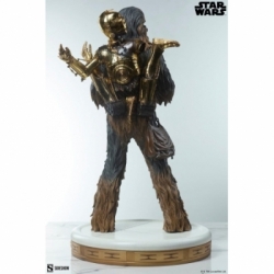 Chewbacca and C-3PO Premium Format by Sideshow Collectibles - Star Wars Episode V: The Empire Strikes Back statue