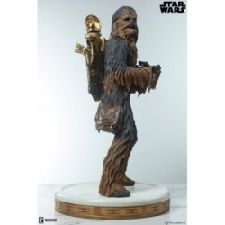 Chewbacca and C-3PO Premium Format de Sideshow Collectibles - estatua Star Wars Episode V: The Empire Strikes Back