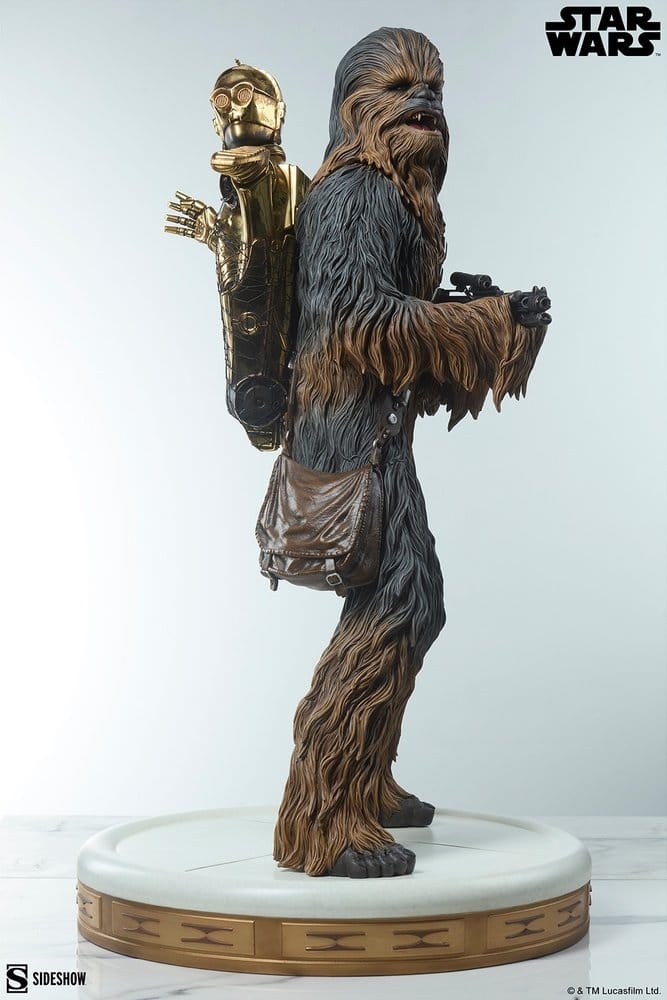 Chewbacca and C-3PO Premium Format by Sideshow Collectibles - Star Wars Episode V: The Empire Strikes Back statue