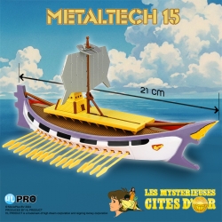 Solaris Metaltech FR par HL Pro - réplique Les Mystérieuses Cités d'Or de 21 cm