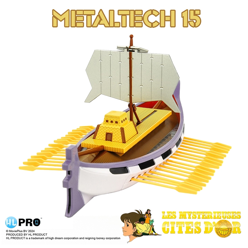 Solaris Metaltech FR par HL Pro - réplique Les Mystérieuses Cités d'Or de 21 cm