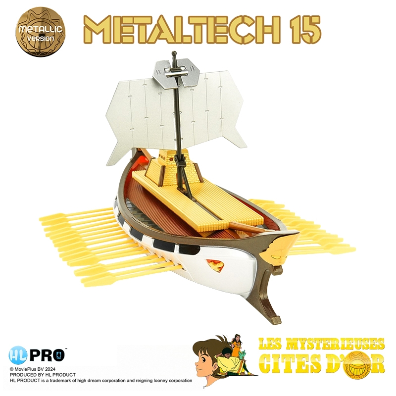 Solaris Metaltech FR Metallic par HL Pro - réplique Les Mystérieuses Cités d'Or de 21 cm