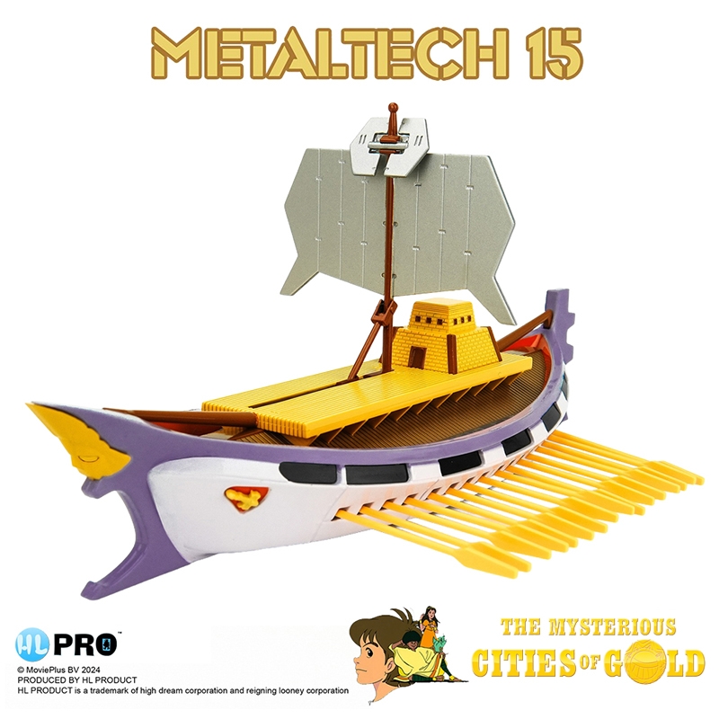 Solaris Metaltech EN par HL Pro - réplique Les Mystérieuses Cités d'Or de 21 cm