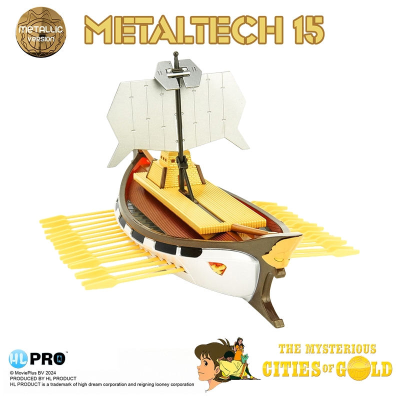 Solaris Metaltech EN Metallic par HL Pro - réplique Les Mystérieuses Cités d'Or de 21 cm