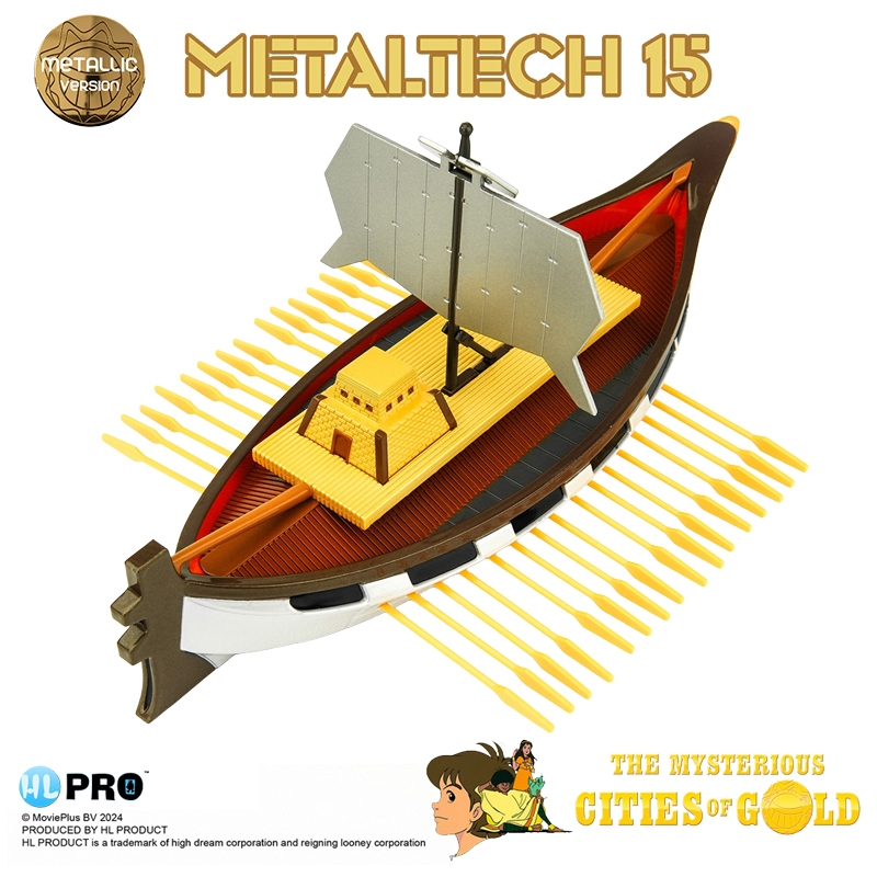 Solaris Metaltech EN Metallic par HL Pro - réplique Les Mystérieuses Cités d'Or de 21 cm