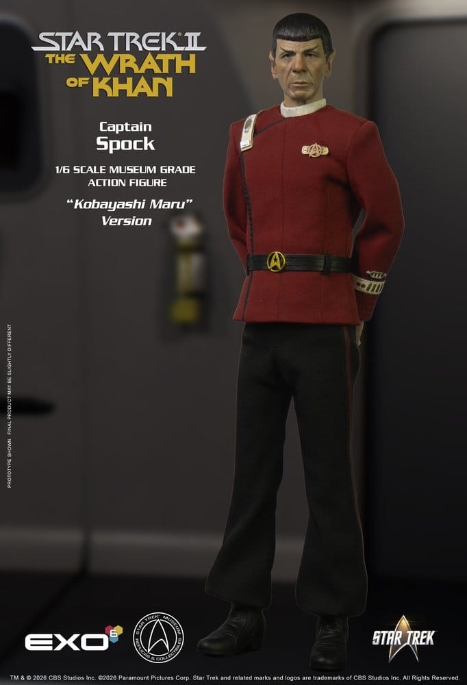 Captain Spock Museum Grade Kobayashi Maru par Exo-6 - figurine 1/6 Star Trek II : La Colère de Khan de 30 cm
