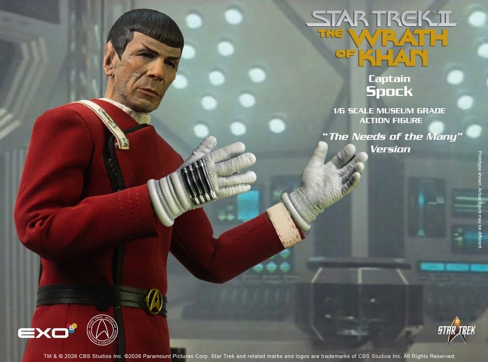 Captain Spock Museum Grade de Exo-6 Need of Many - figura de acción Star Trek II : The Wrath of Khan a escala 1/6