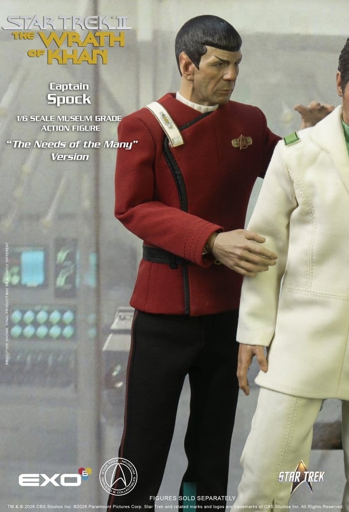 Captain Spock Museum Grade Need of Many par Exo-6 - figurine 1/6 Star Trek II : La Colère de Khan de 30 cm