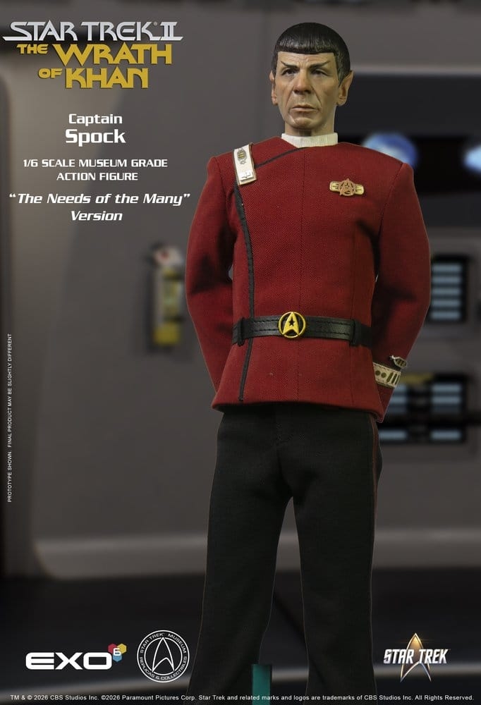 Captain Spock Museum Grade van Exo-6 Need of Many - Star Trek II : The Wrath of Khan 1/6 schaal actiefiguur
