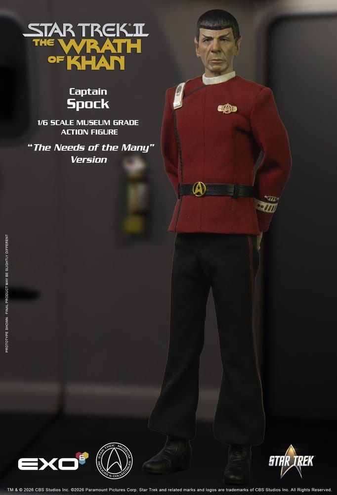 Captain Spock Museum Grade Need of Many by Exo-6 - Star Trek II : The Wrath of Khan 1/6 scale action figure