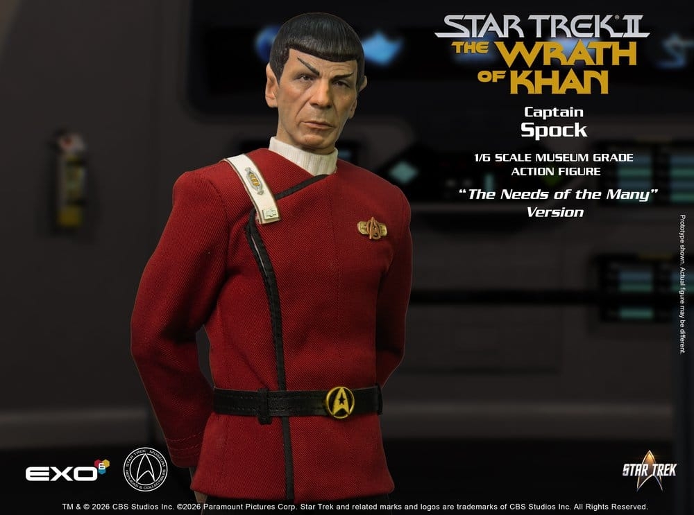 Captain Spock Museum Grade Need of Many par Exo-6 - figurine 1/6 Star Trek II : La Colère de Khan de 30 cm