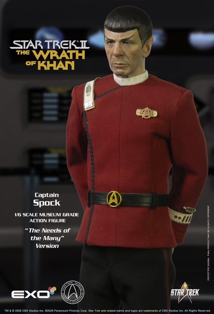 Captain Spock Museum Grade Need of Many by Exo-6 - Star Trek II : The Wrath of Khan 1/6 scale action figure