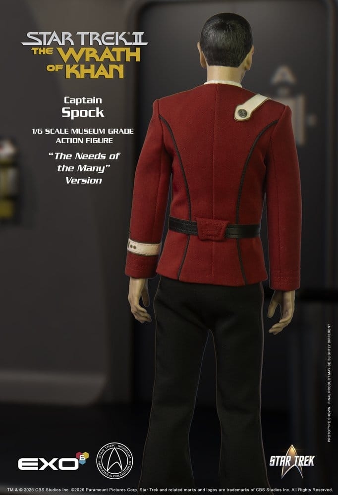 Captain Spock Museum Grade Need of Many par Exo-6 - figurine 1/6 Star Trek II : La Colère de Khan de 30 cm